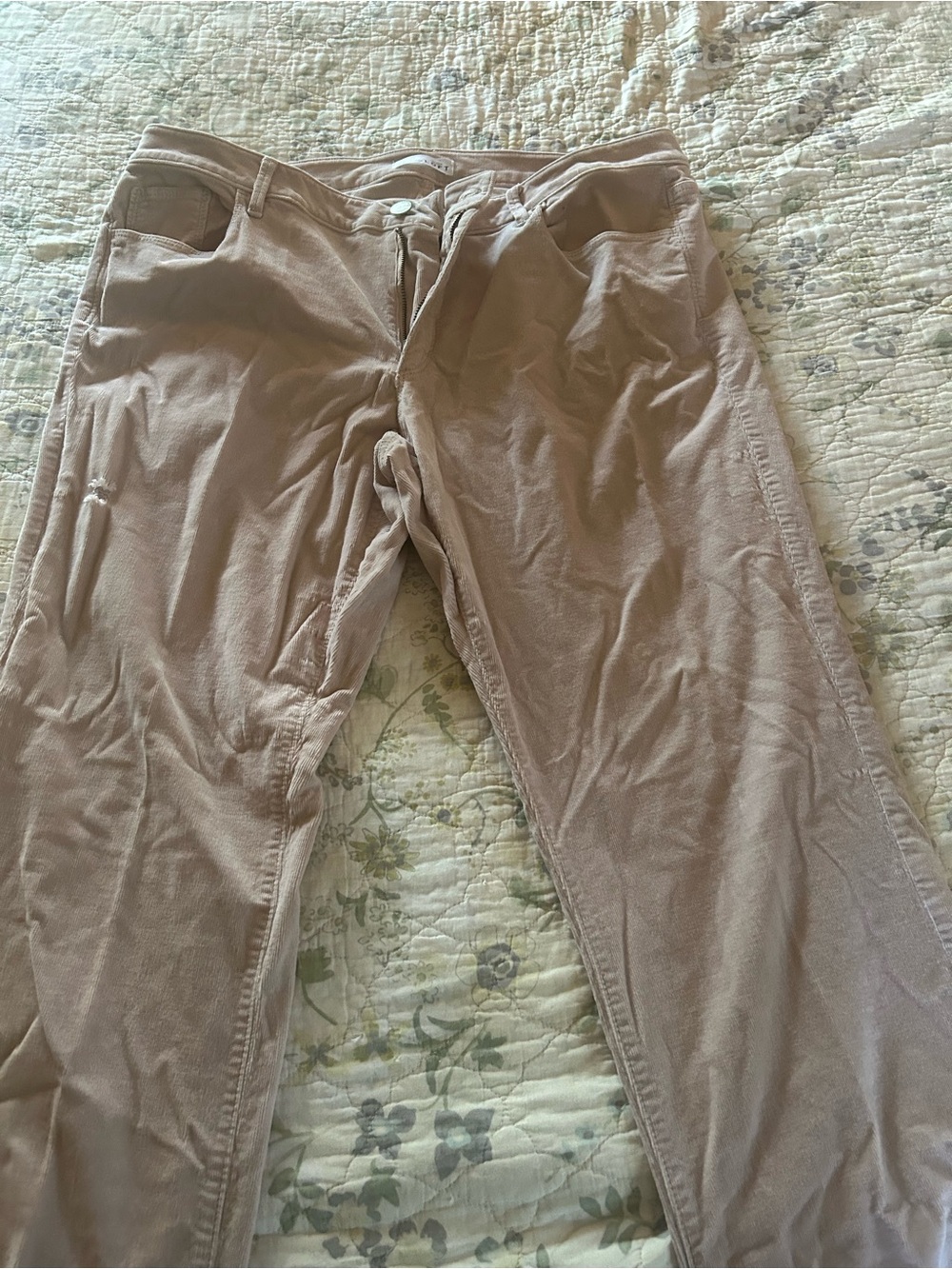 LOFT Skinny Corduroy Pants in Dusty Taupe